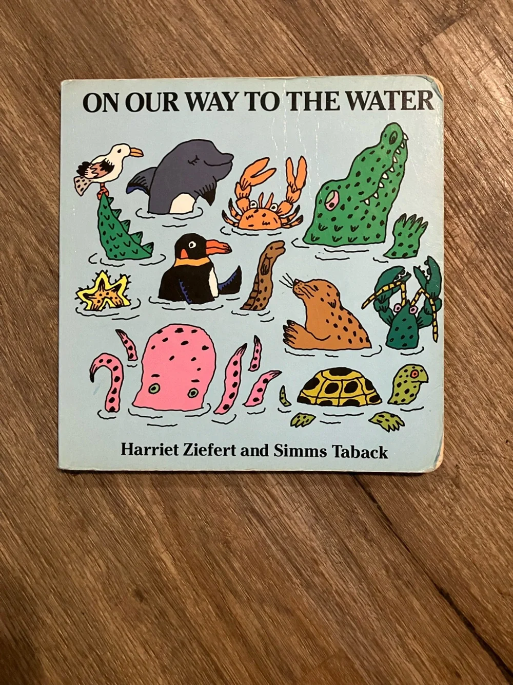 Children's Picture Book with Colorful Sea Creature Illustrations